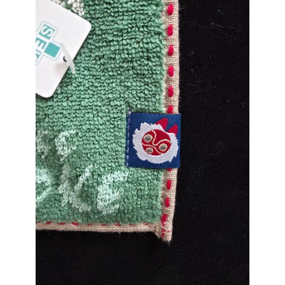 NWT Studio Ghibli Park Japan Exclusive PRINCESS MONONOKE KODAMA Hand Towel 6x6 - Picture 3 of 7